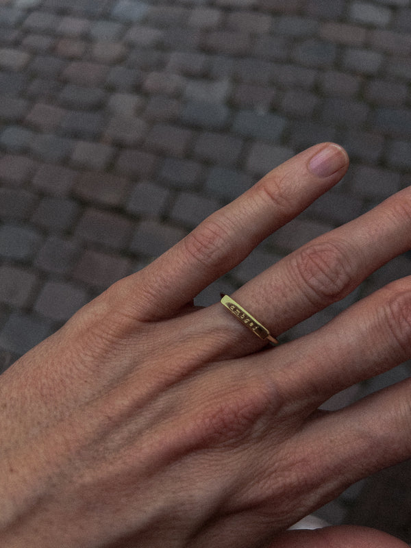 Fingerring - Lilly //Gravurring