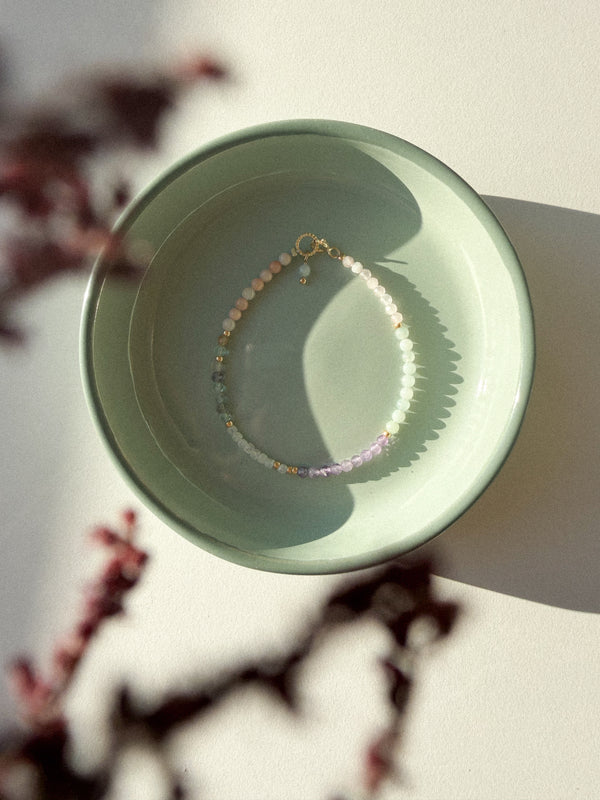 Heil- und Natursteinarmband - Coco