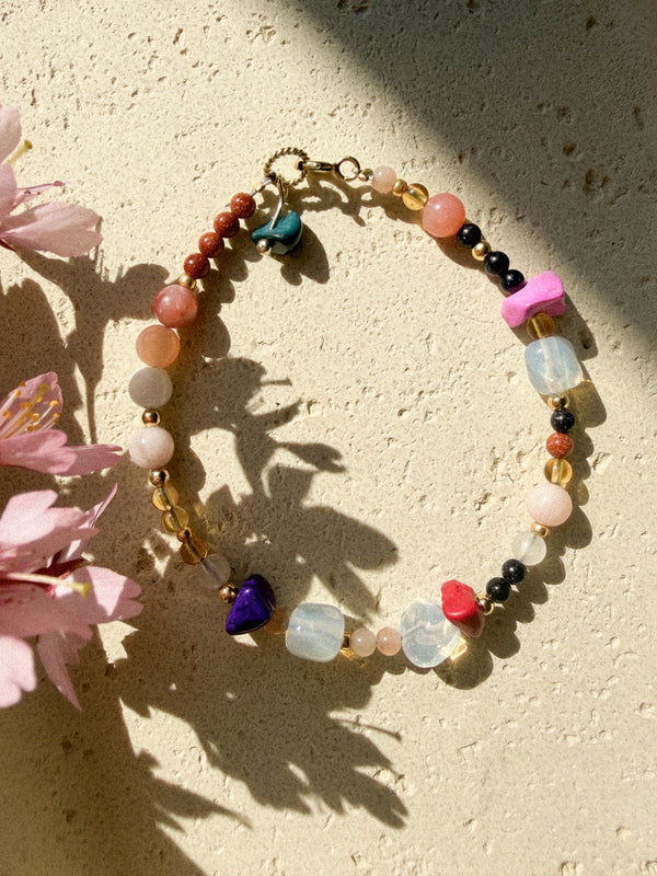 Natursteinarmband - Jade