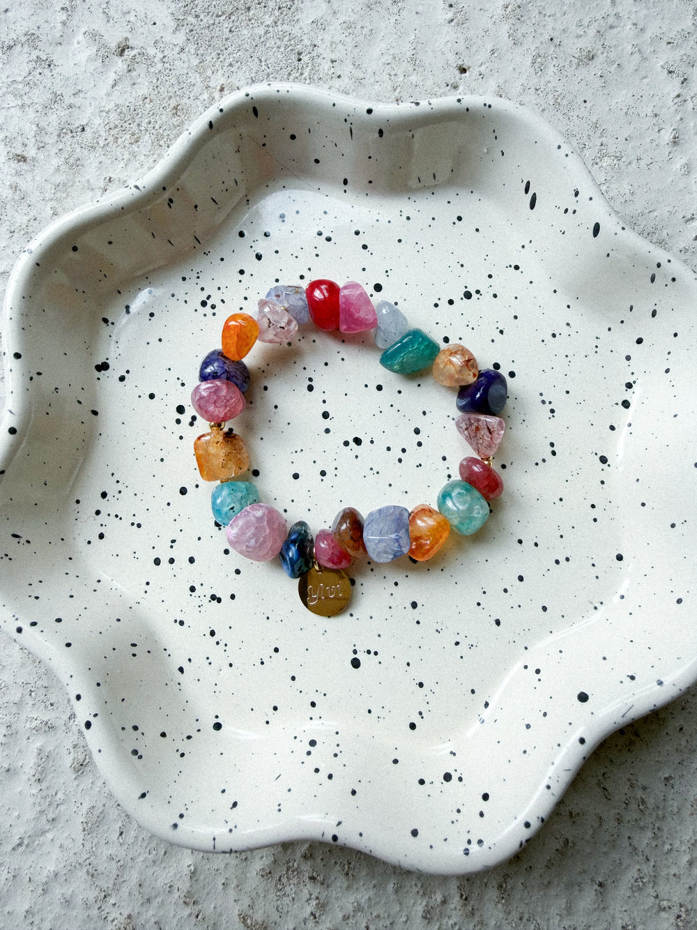 Natursteinarmband - Elfie