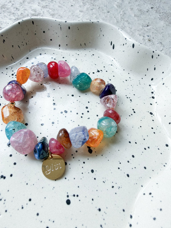 Natursteinarmband - Elfie