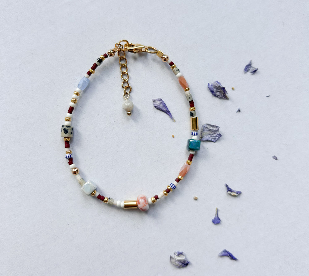 Perlenarmband - Gerda - personalisierbar