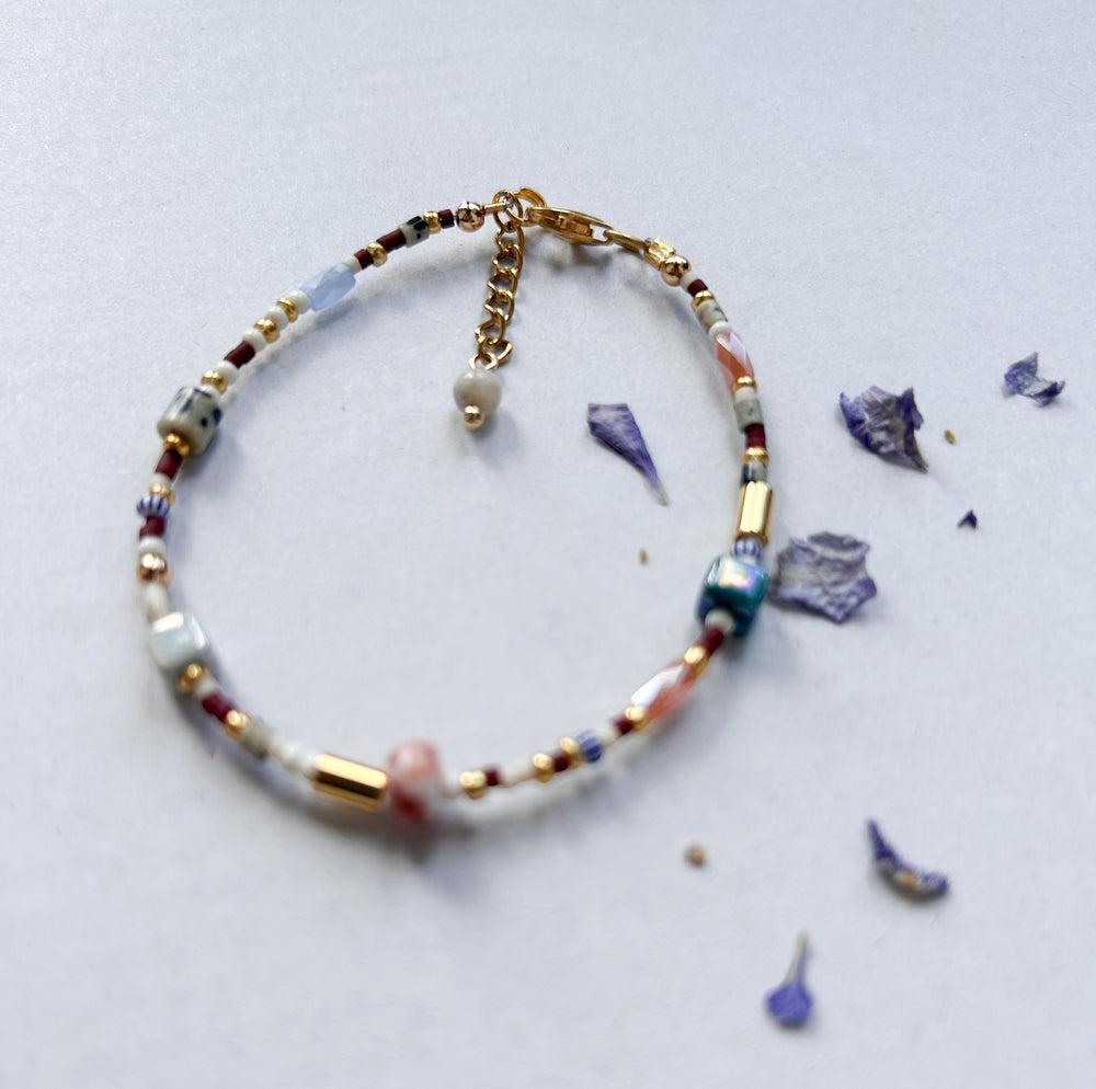 Perlenarmband - Gerda - personalisierbar